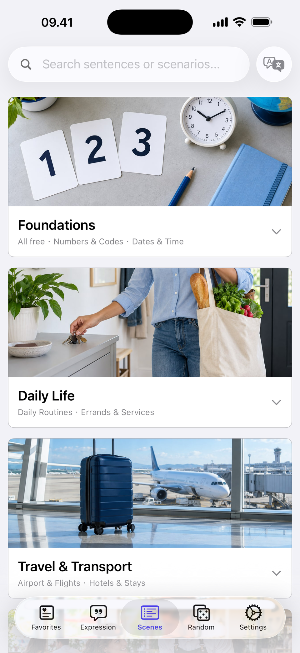 Real-Life Scenes — Language You’ll Use