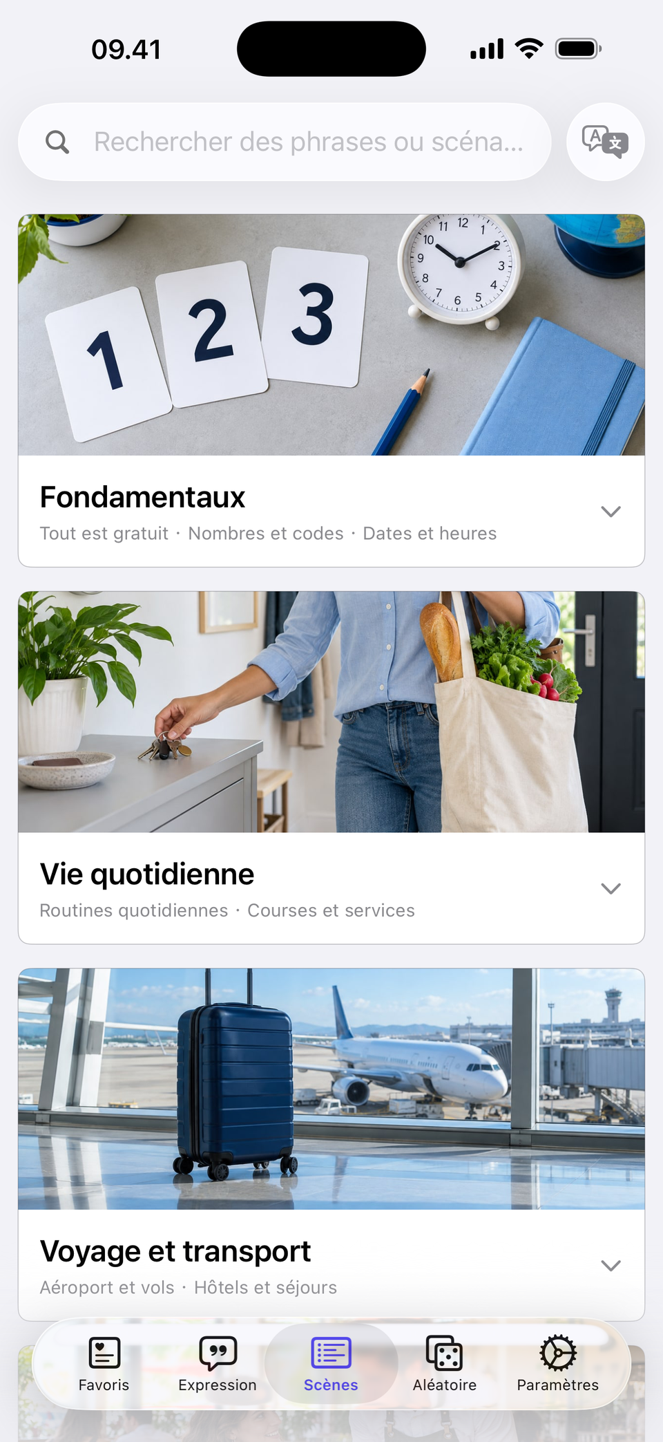 Situations réelles — Langue vraiment utile